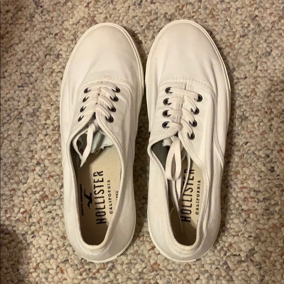 Hollister Shoes White Hollister Sneakers Poshmark